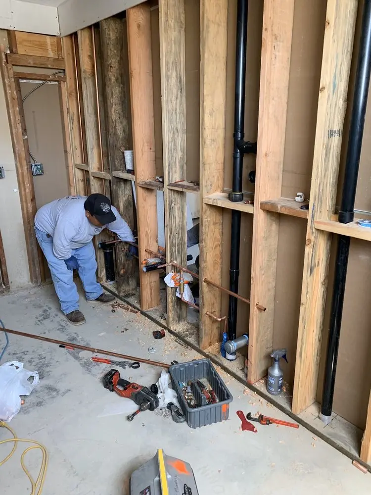 Commercial rough-in plumbing for Gas Line Repair in Memel Farms